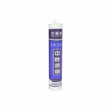 百麗春ES-330玻璃膠 中性透明玻璃膠耐候密封膠280ML 透明